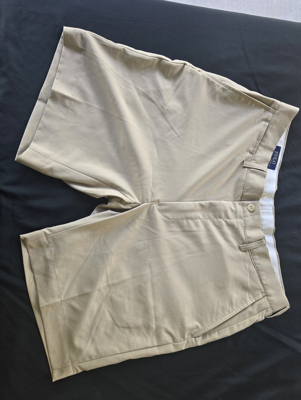 Ralph Lauren Khaki Flat-Front Shorts Excellente Conditions